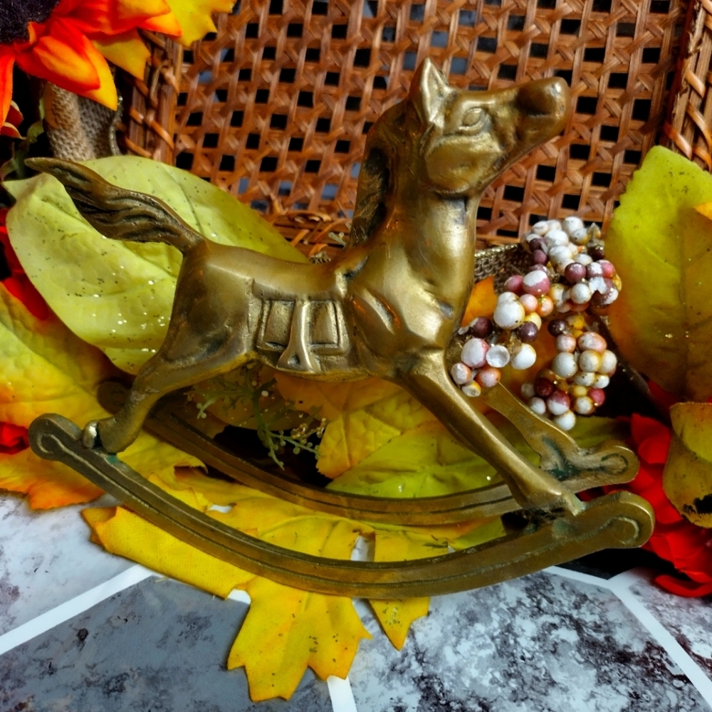 Vtg Rocking Horse
